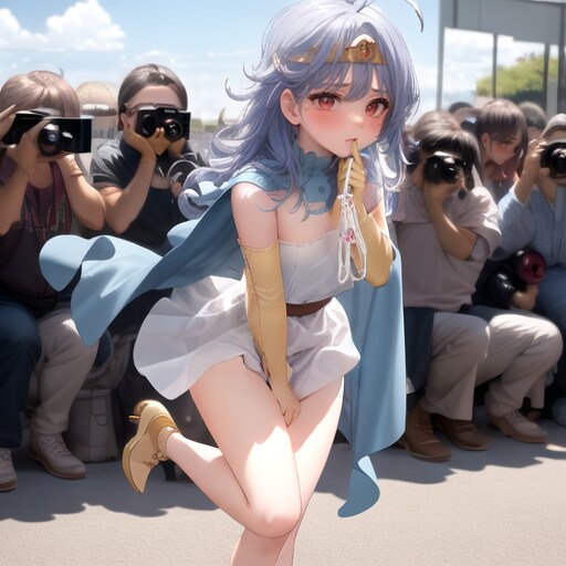 ノーパンで撮影会に参加する賢者さん