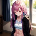 【今日の腹筋】寝落ち 3枚目