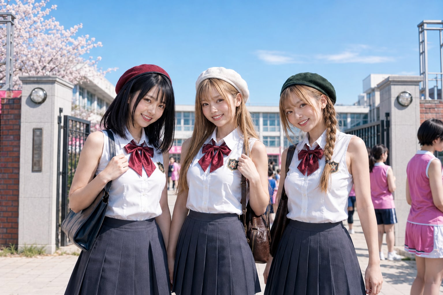 スリーブレス学園に体験入学した霜平妃
