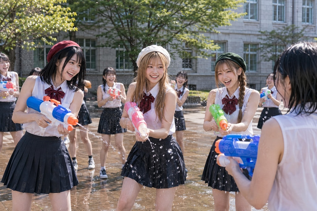 スリーブレス学園に体験入学した霜平妃