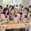 スリーブレス学園に体験入学した霜平妃 2枚目