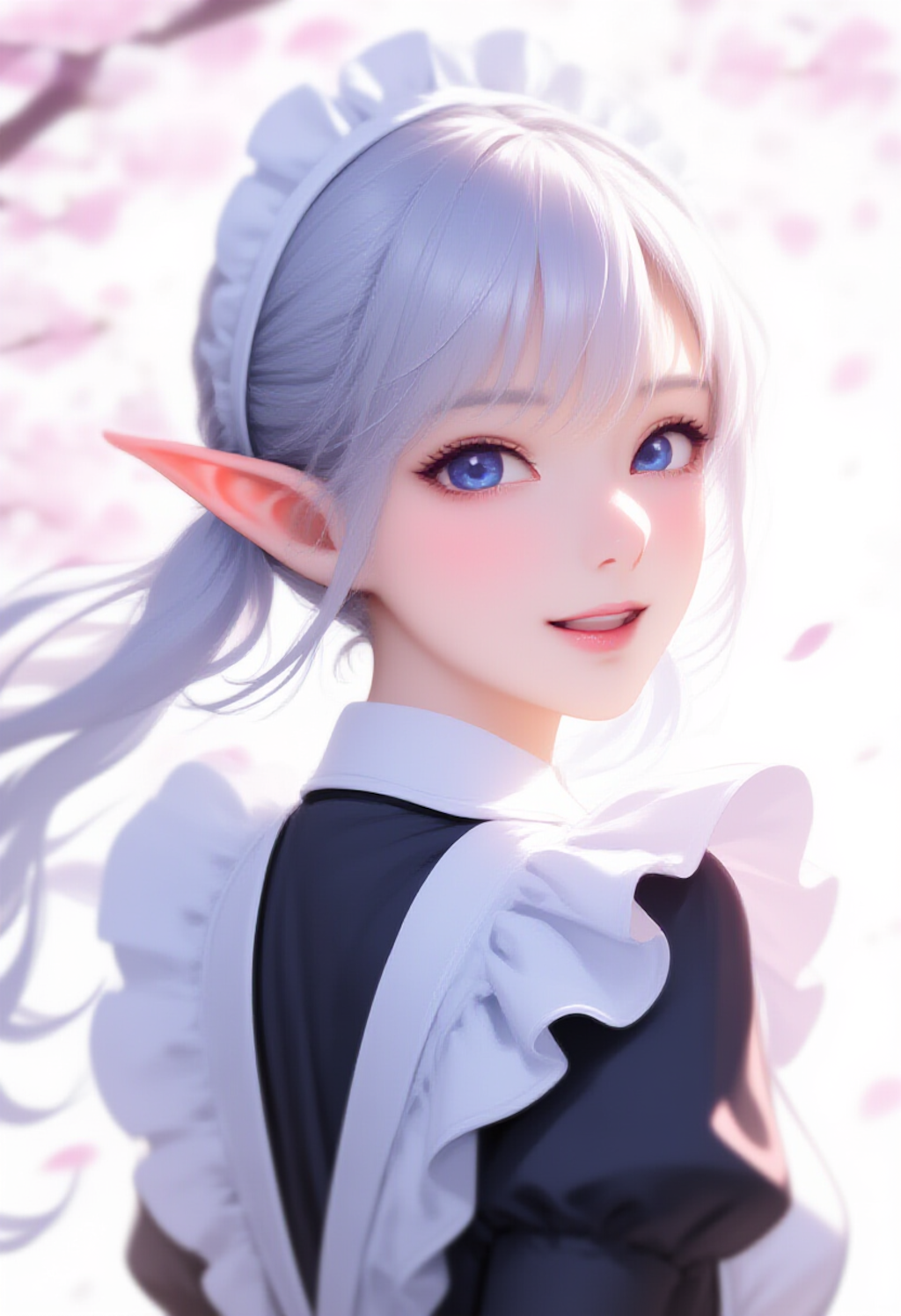 エルフのメイドさん