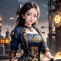 スチームパンクな少女 5枚目