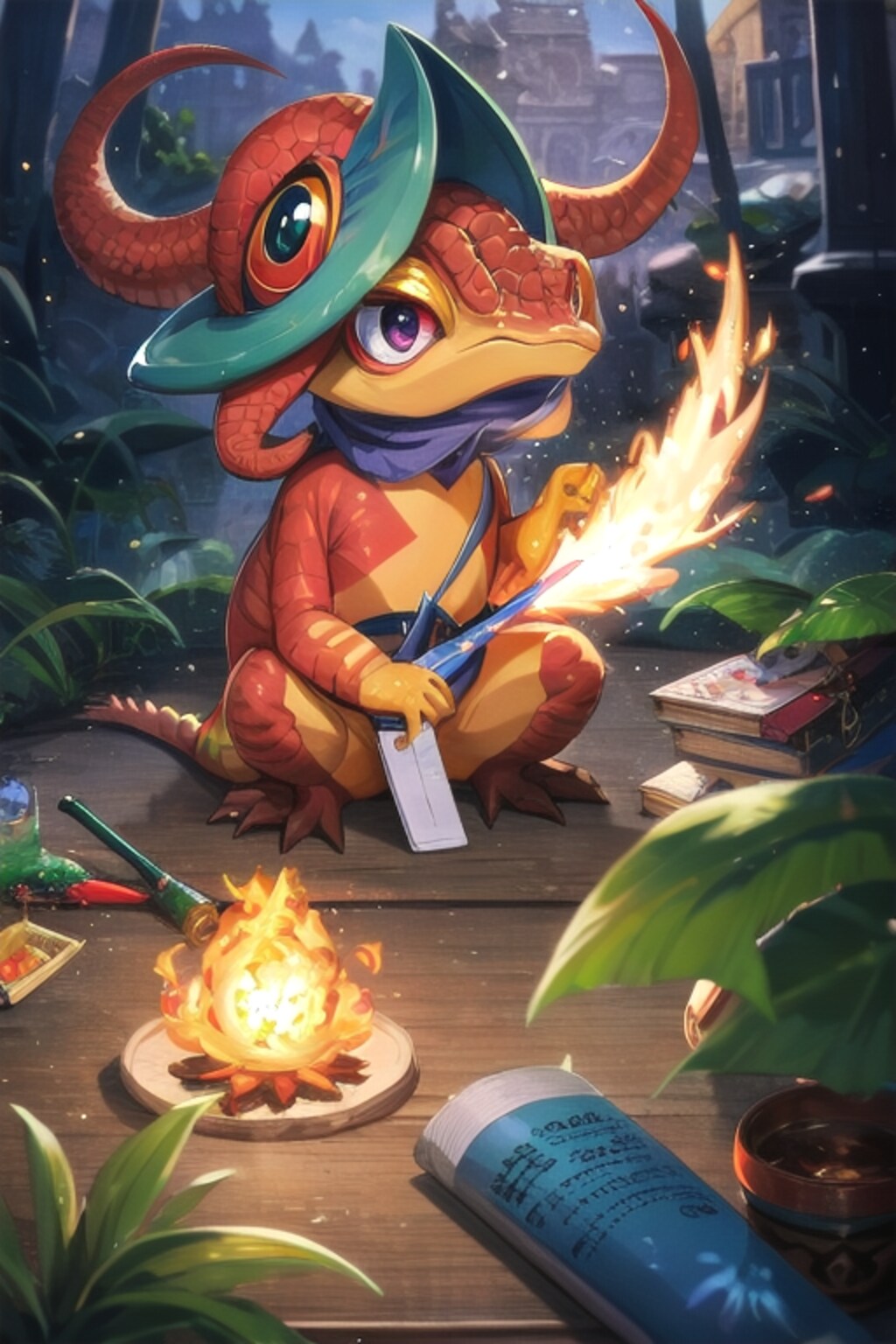 カメレオンの呪文