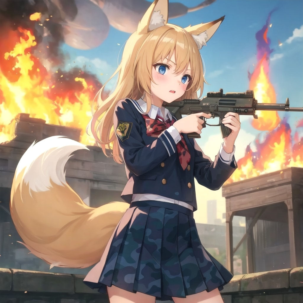 V4Bで武装JKきつね！！