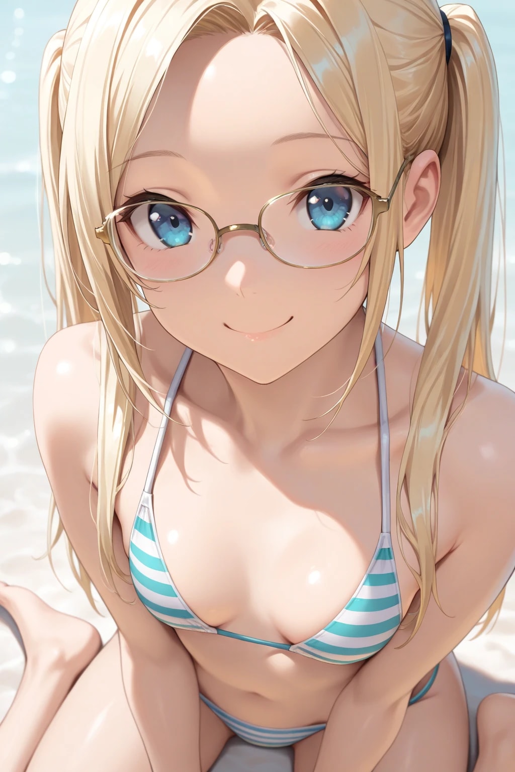 眼鏡、上から見るか、下から見るか