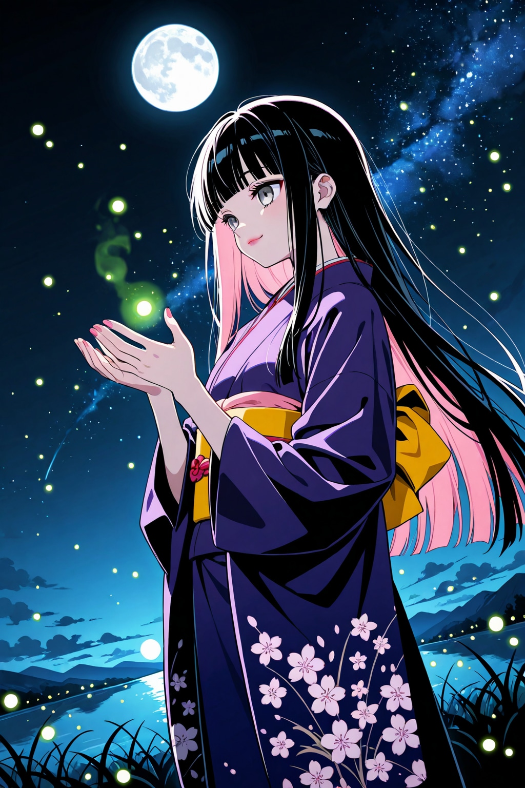 蛍と月　その２