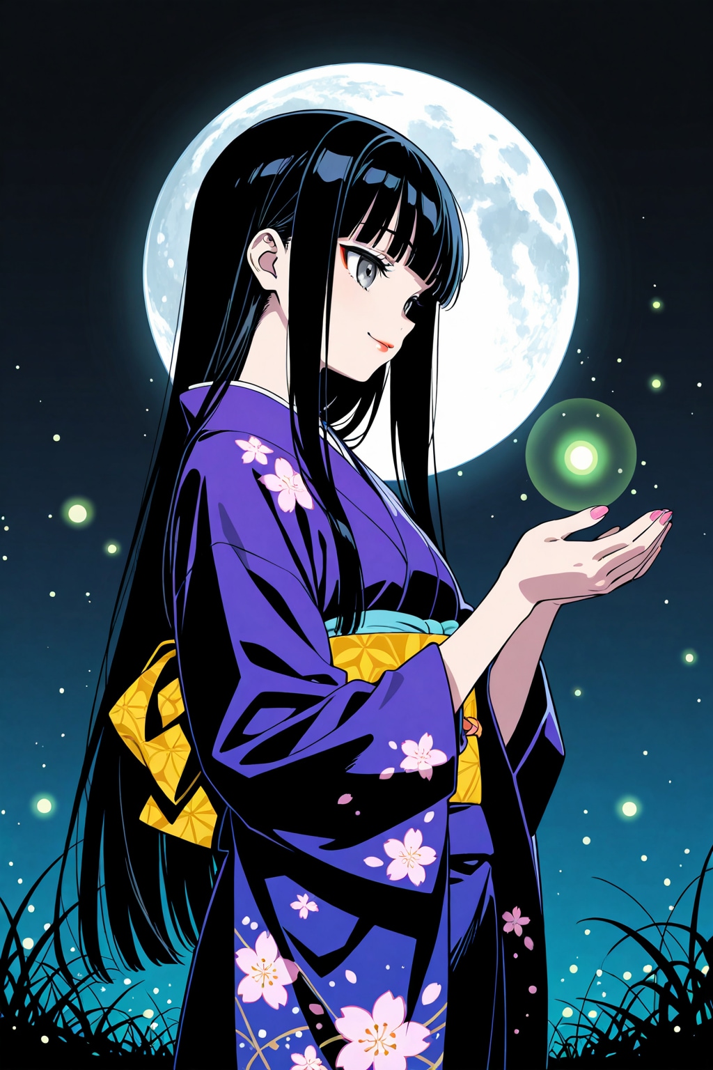 蛍と月　その２