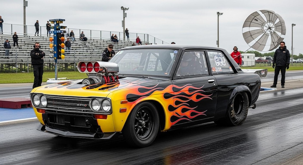 510ブルーバードドラッグカー