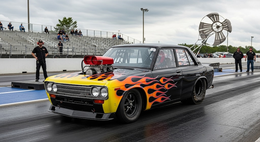 510ブルーバードドラッグカー