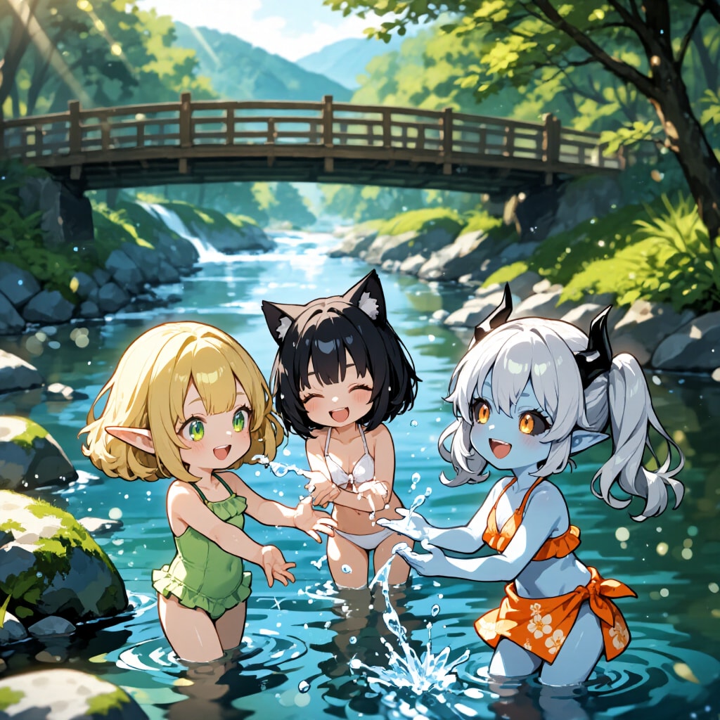 川遊び３