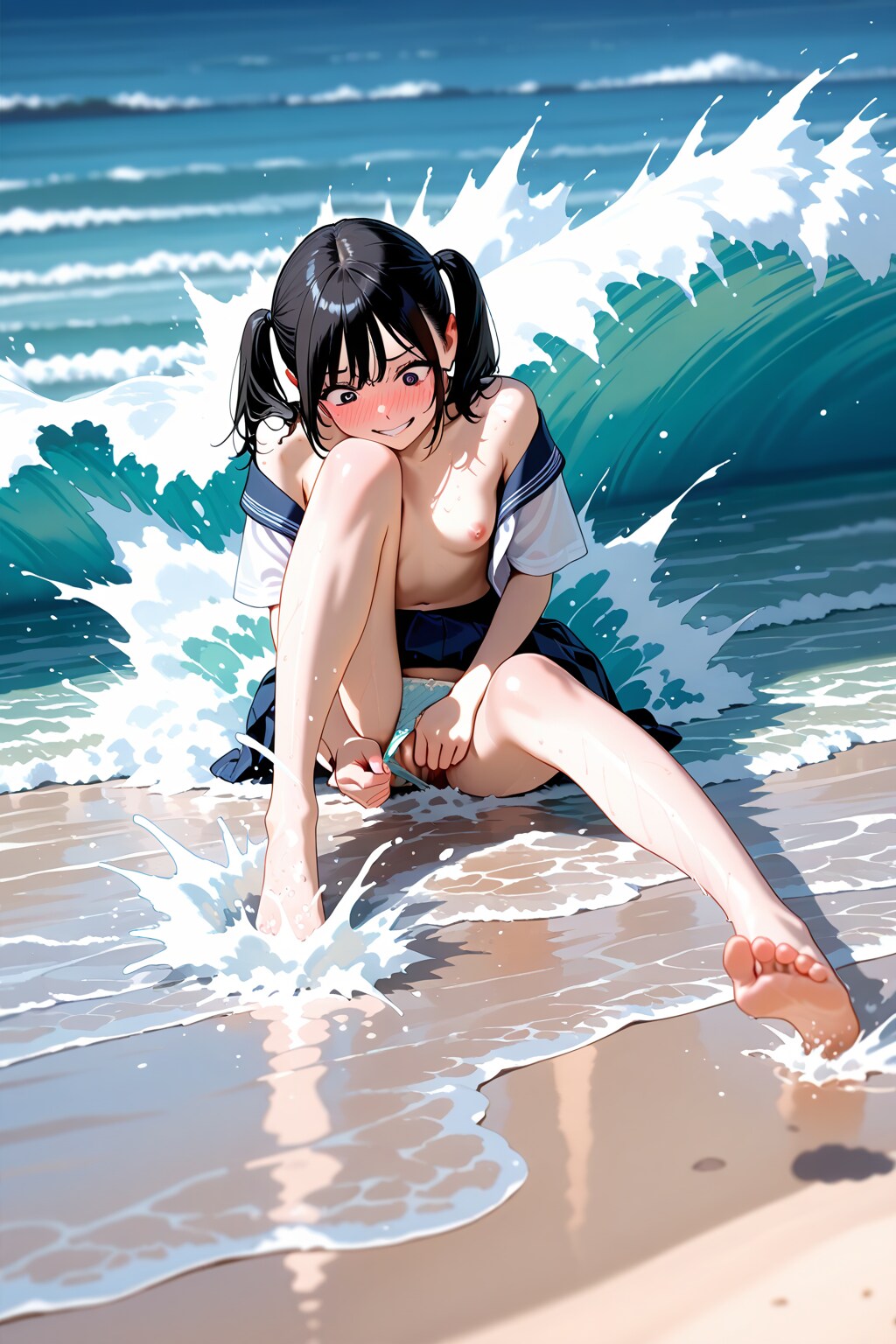 砂が・・・。