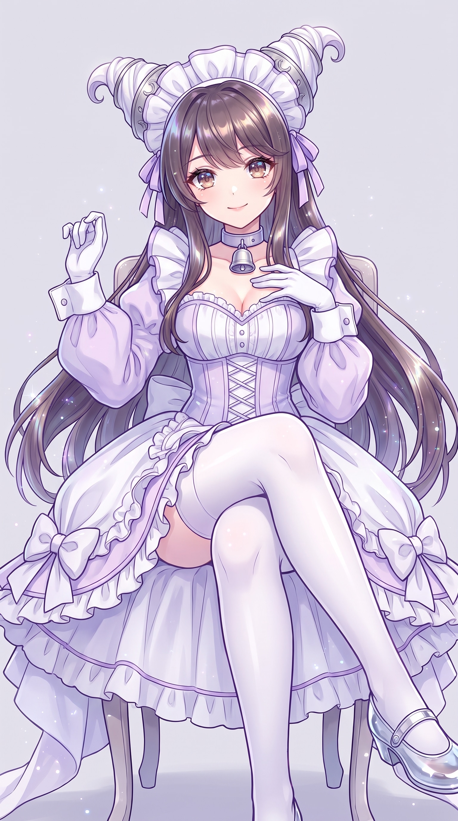 紫鈴白花夢想 | の人気AIイラスト・グラビア