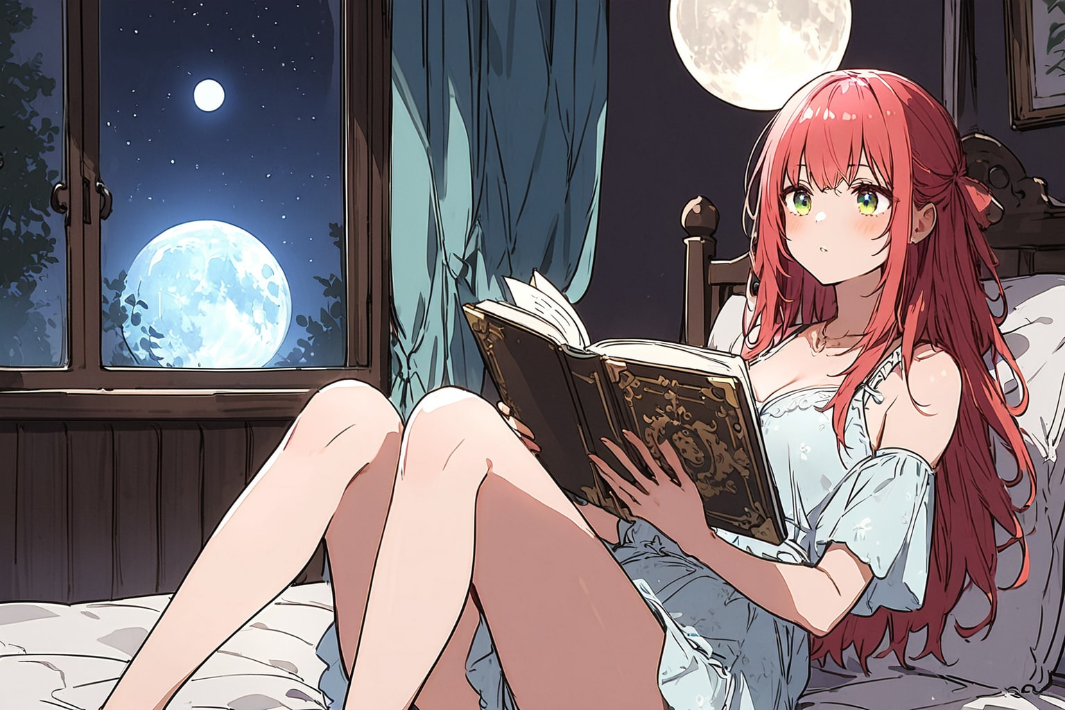 寝る前のひととき | の人気AIイラスト・グラビア