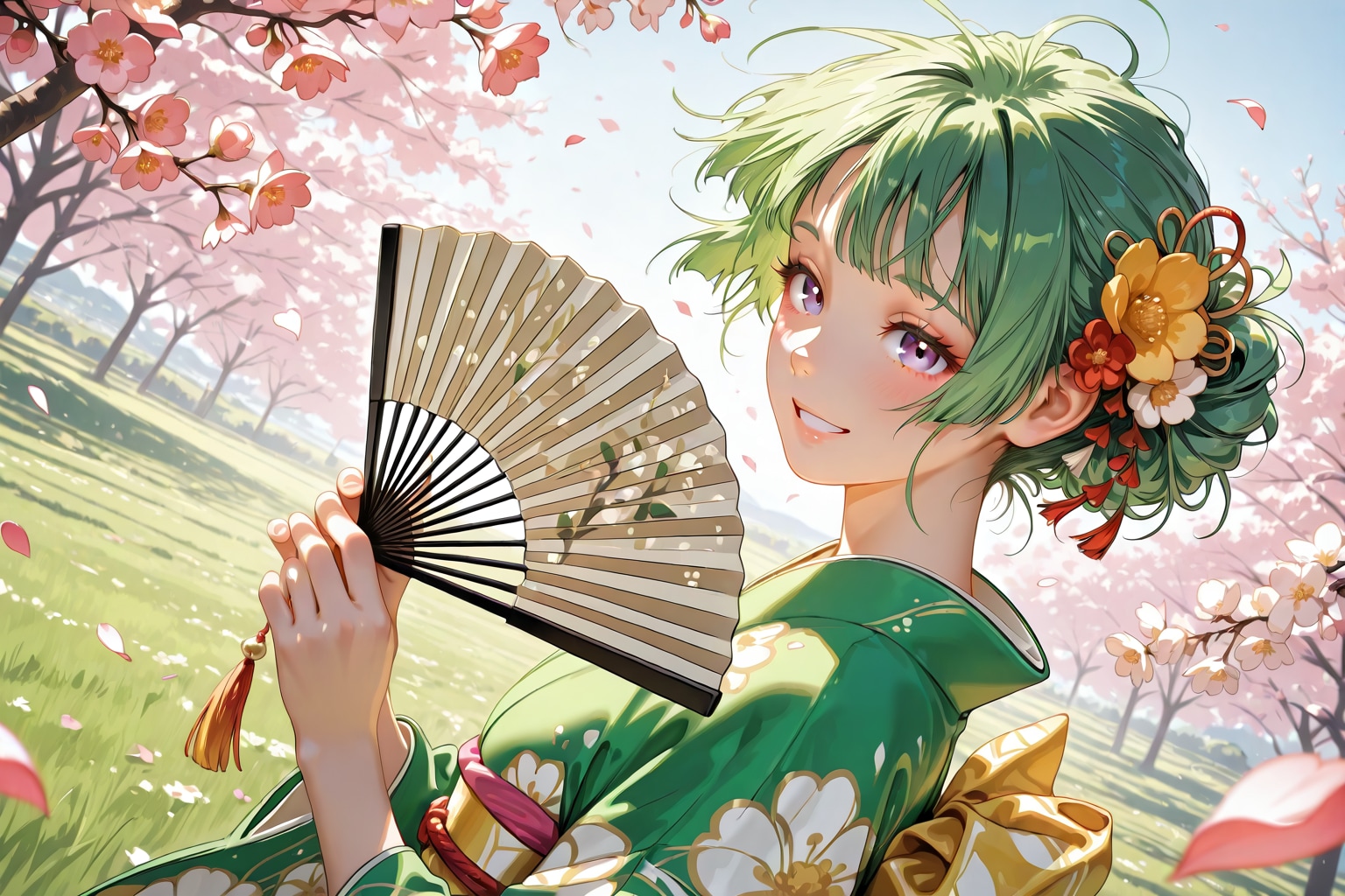 BONSAIちゃんは緑も似合う | の人気AIイラスト・グラビア