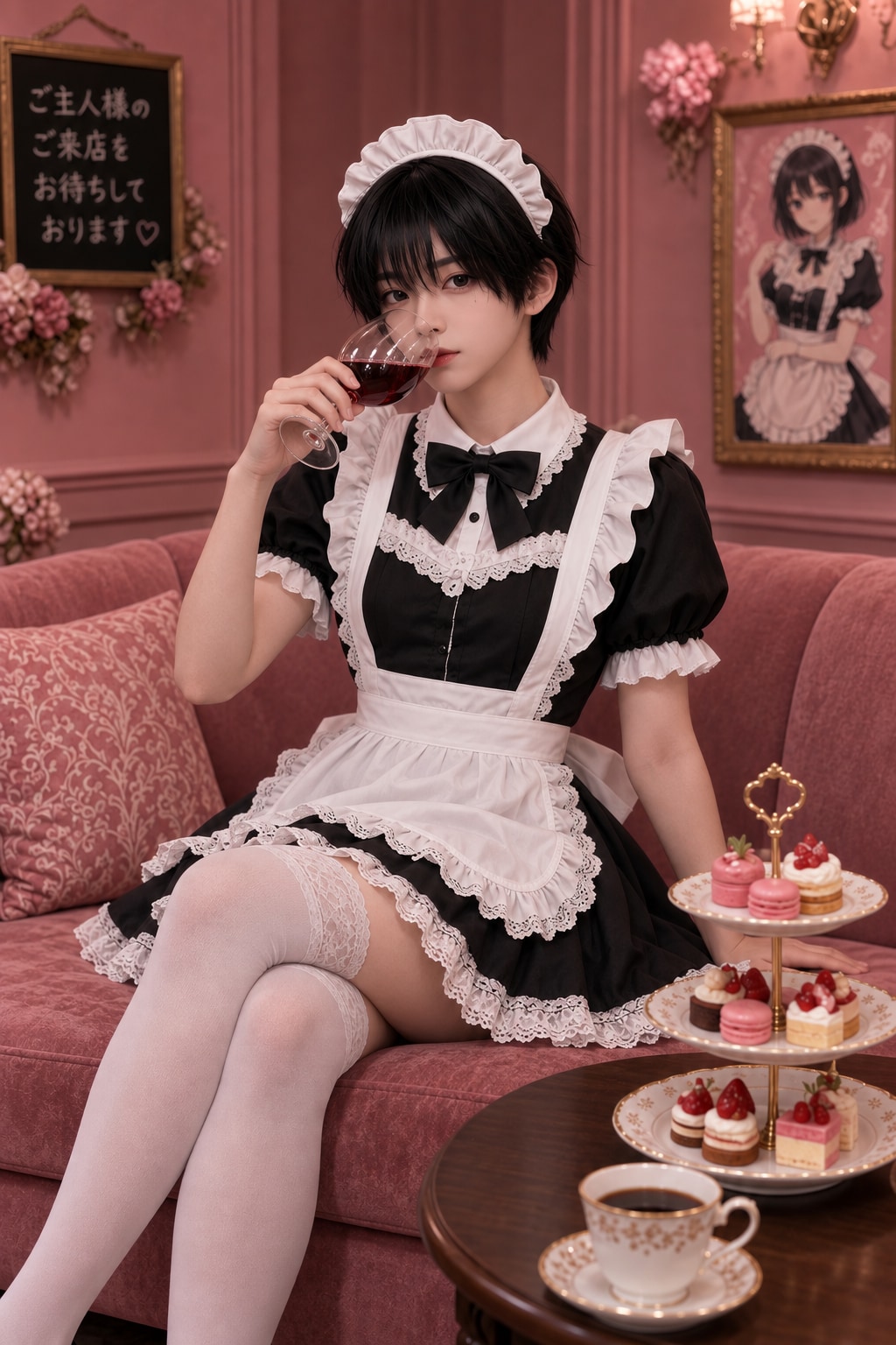 女装喫茶のメイドちゃん