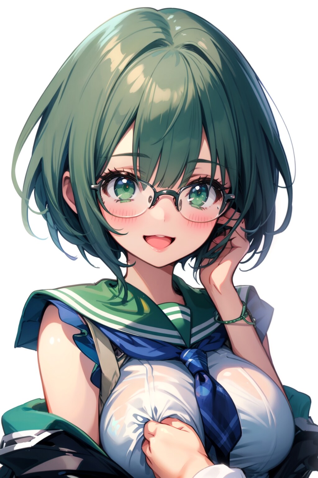 メガネ巨乳田中さん