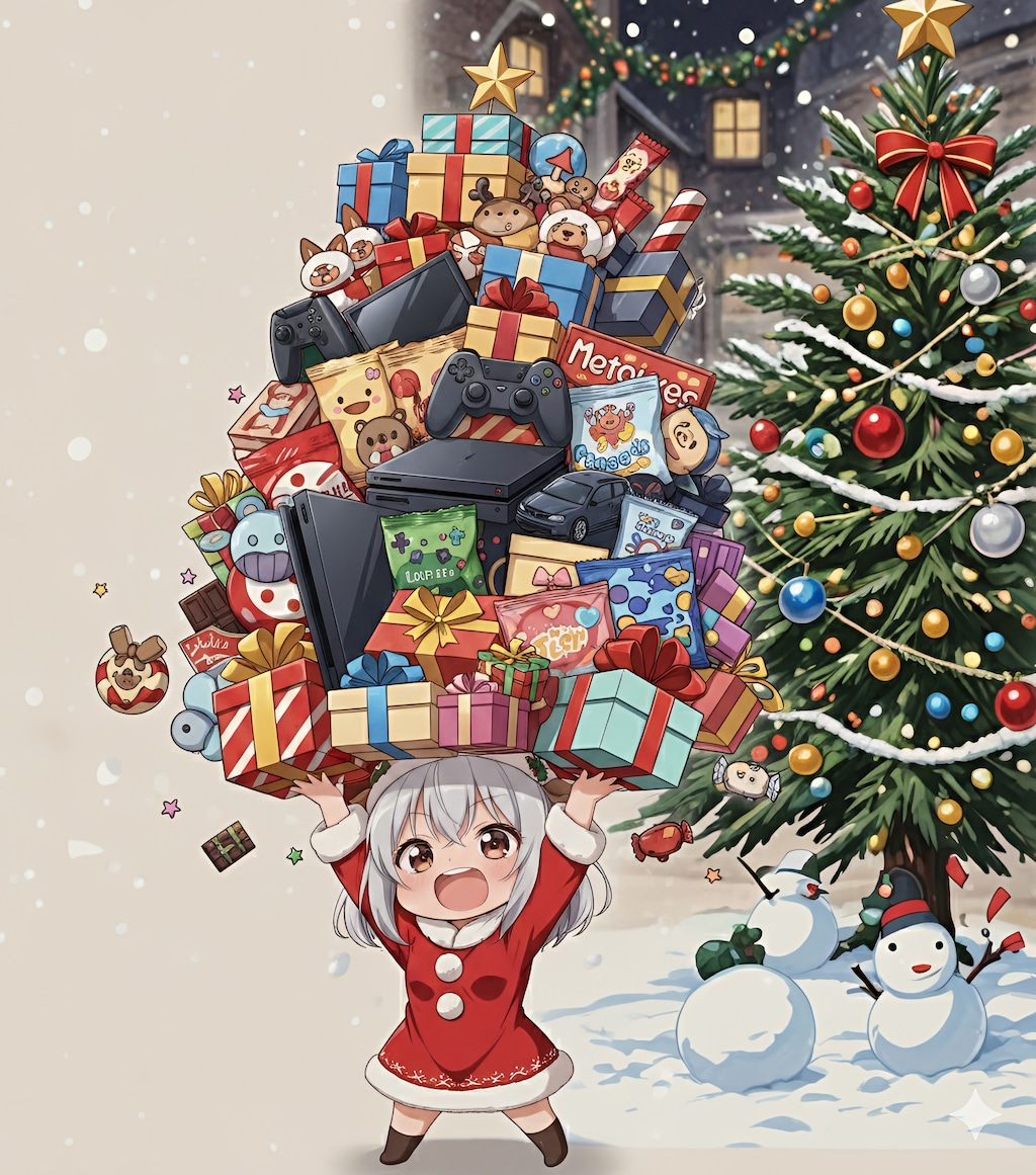 プレゼント配布は・・・子供たちが目を覚ます前ならぁ！