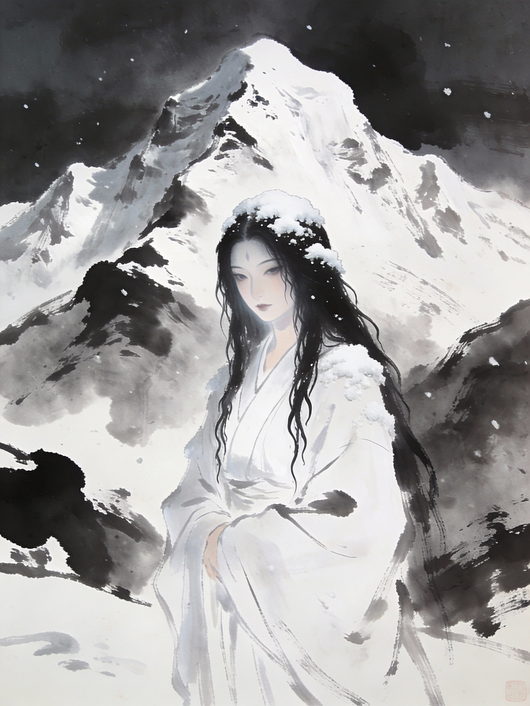 雪女 | の人気AIイラスト・グラビア