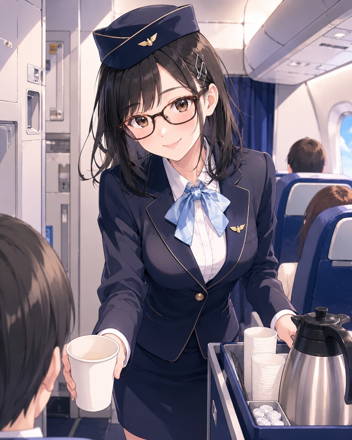 綴の、1日だけのCA体験