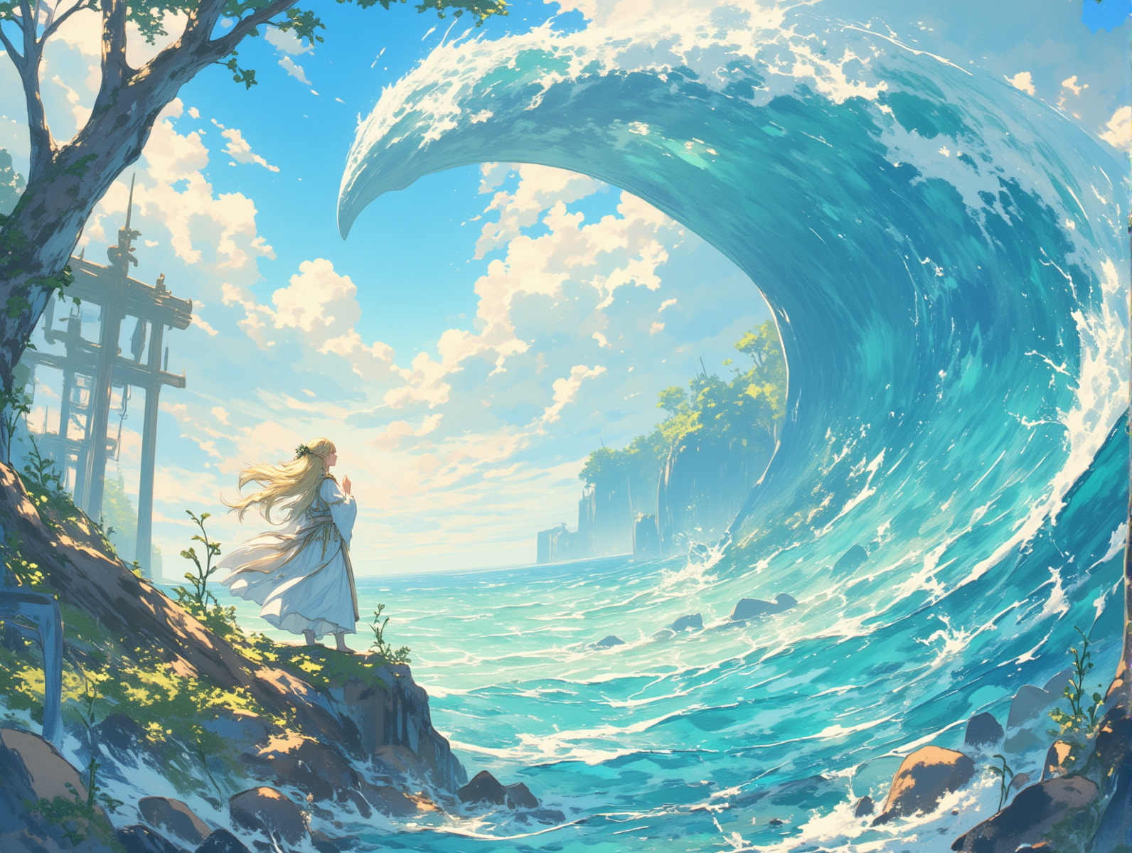 海の巫女_52 | の人気AIイラスト・グラビア