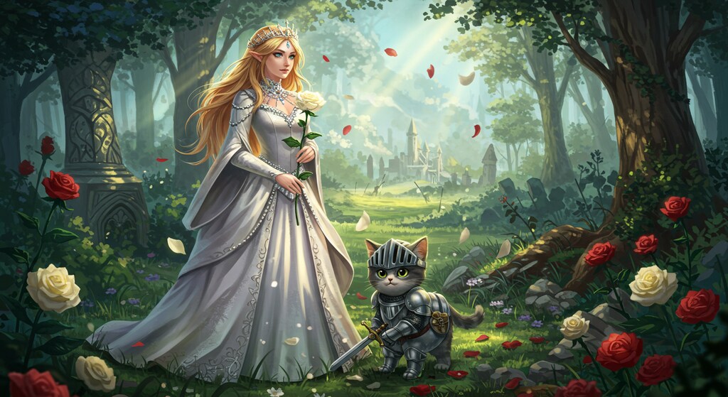 薔薇戦争の姫君と忠実な猫騎士