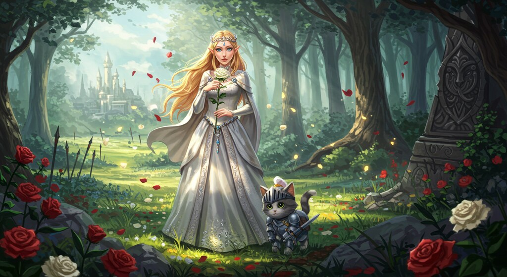 薔薇戦争の姫君と忠実な猫騎士
