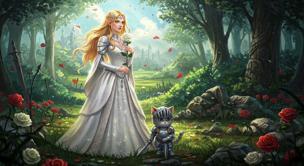 薔薇戦争の姫君と忠実な猫騎士