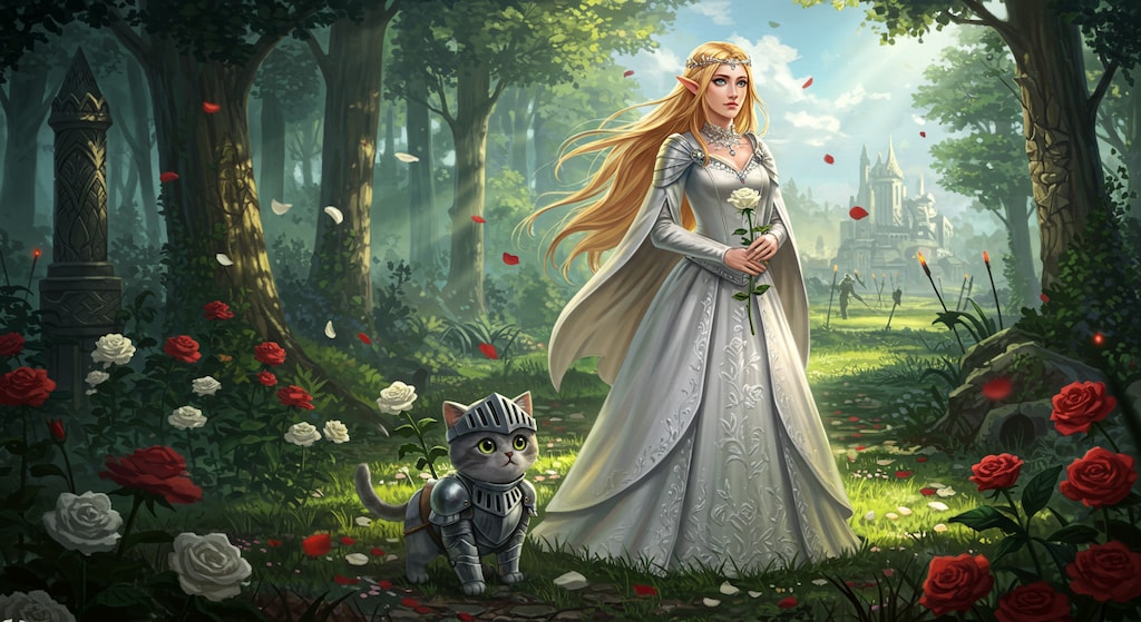 薔薇戦争の姫君と忠実な猫騎士