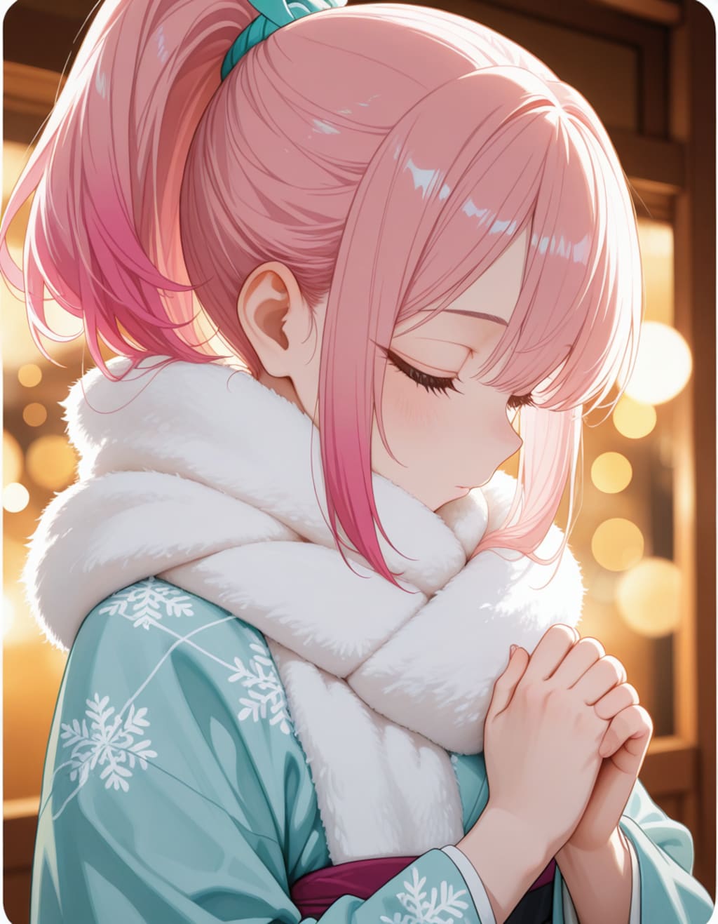 三人三様の初詣