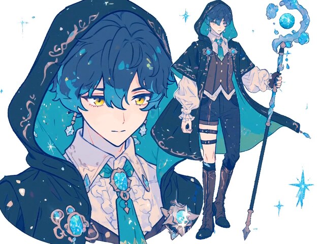 ユキト【カメオ用】星詠みの少年 | の人気AIイラスト・グラビア