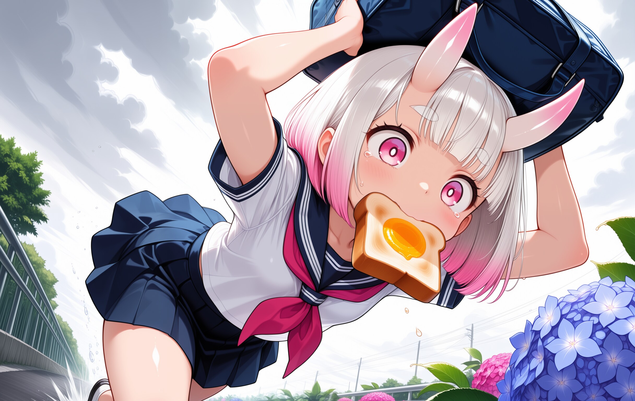 朝のハプニング