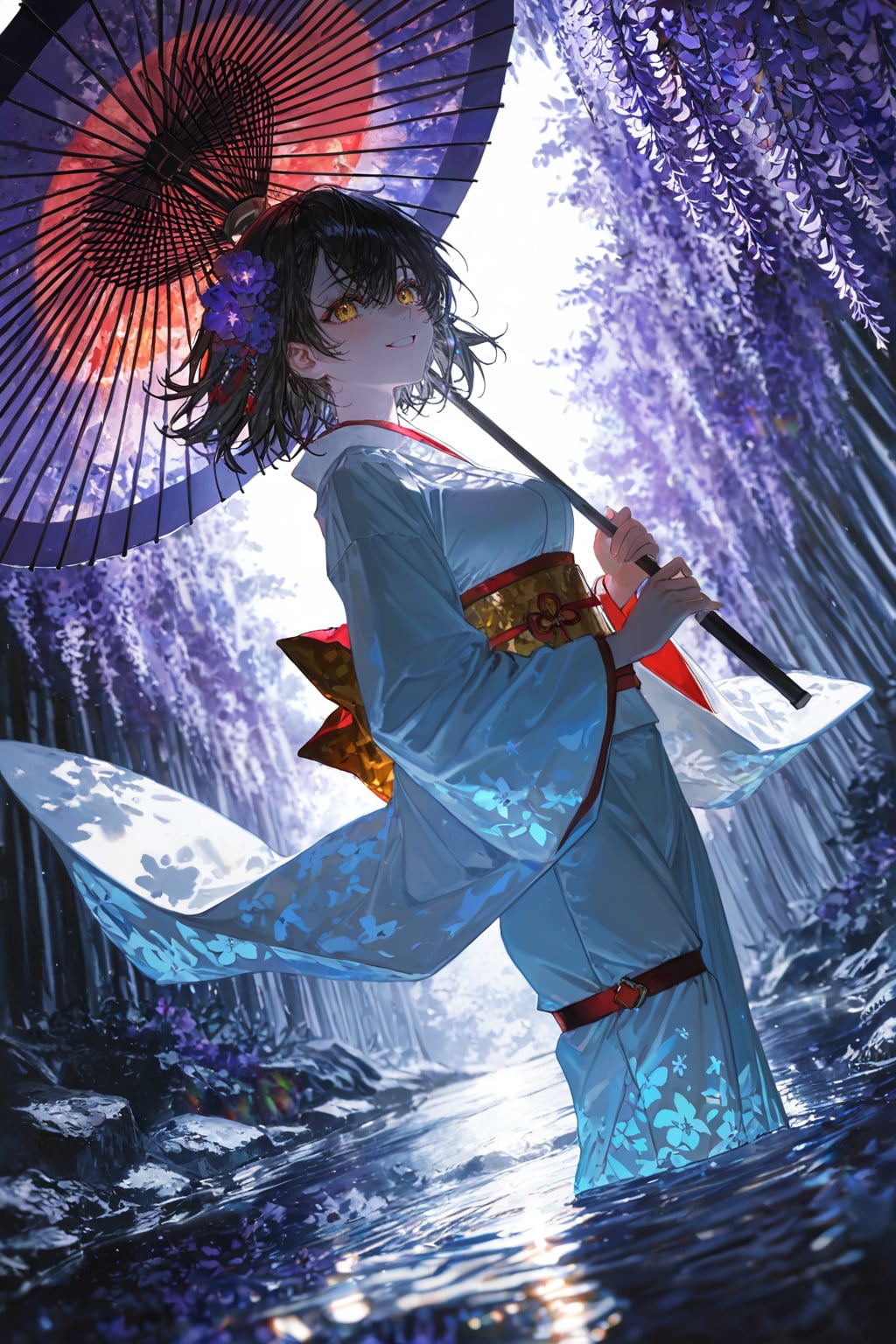 紫 | の人気AIイラスト・グラビア