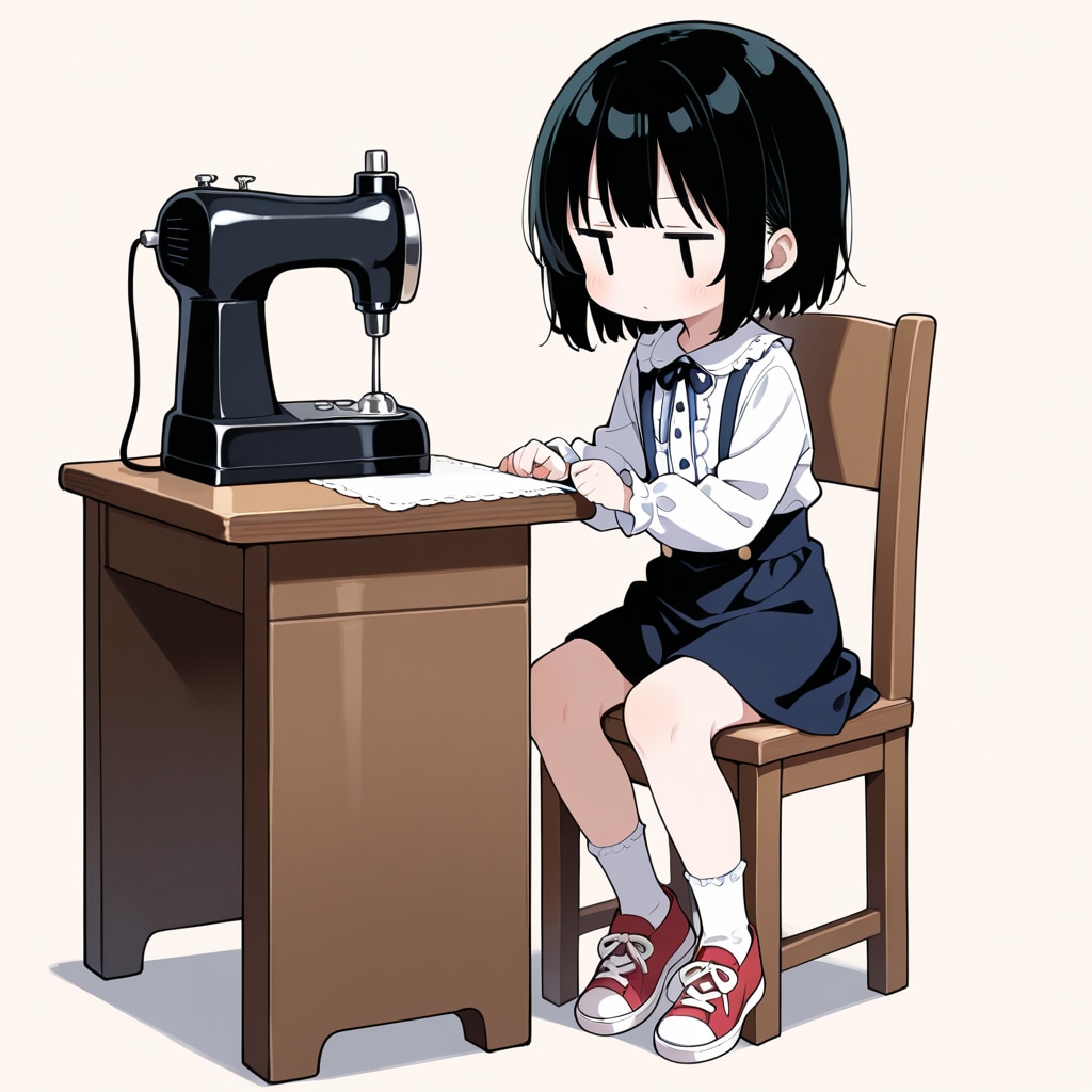 ミシンで縫物 | の人気AIイラスト・グラビア