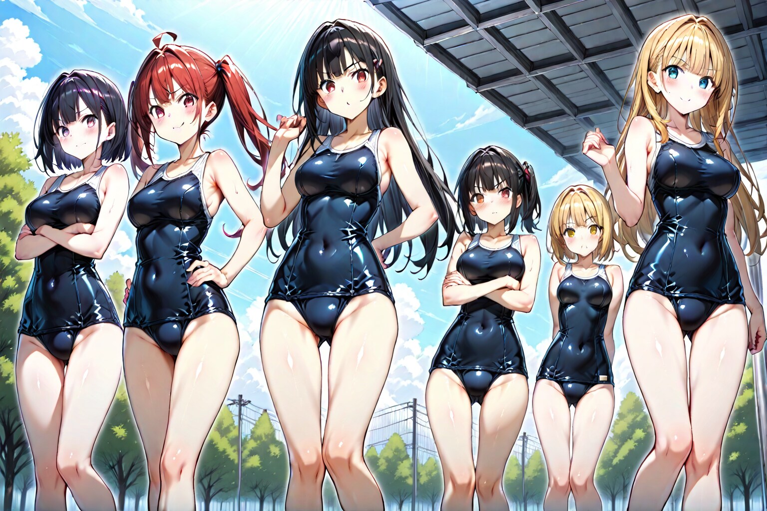 スク水モデルテスト