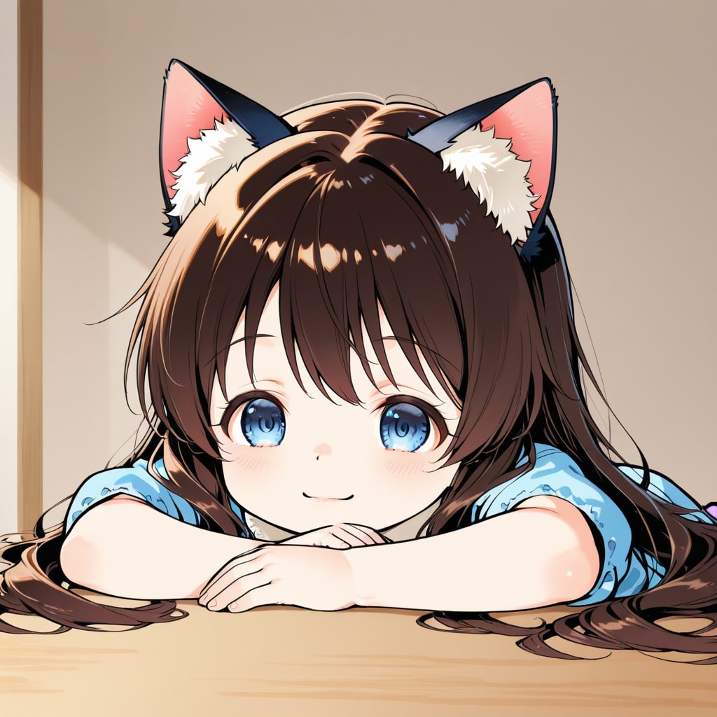 働きたくない小さな女の子