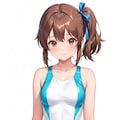 モーターショーでコンパニオンガールをするサイドポニー女子 2枚目