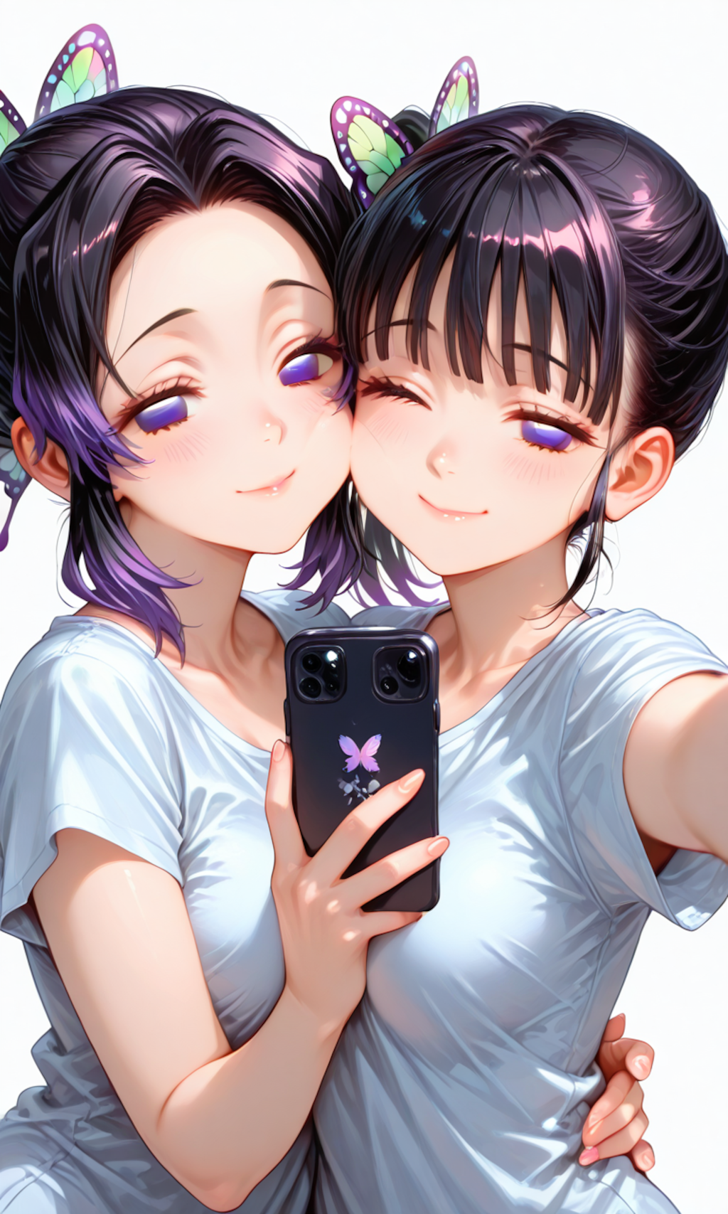 胡蝶しのぶと栗花落カナヲ