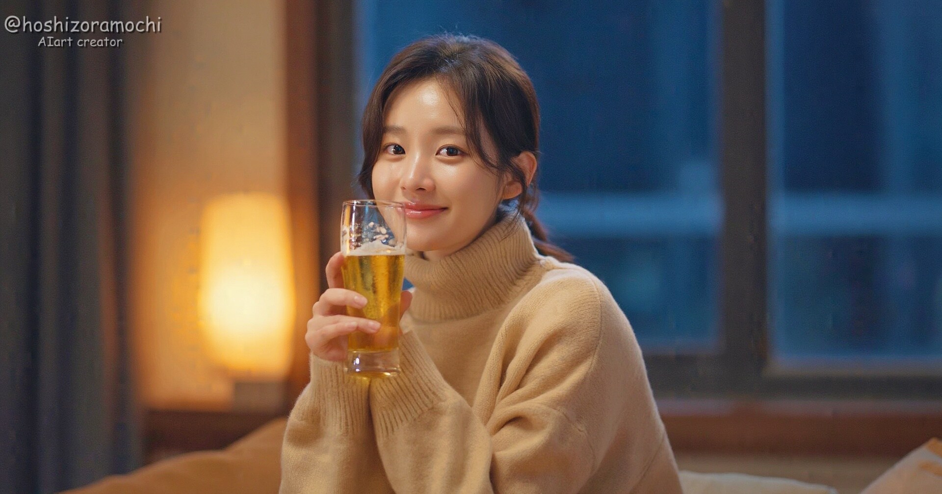 夜のお家ビール、最高すぎる✨