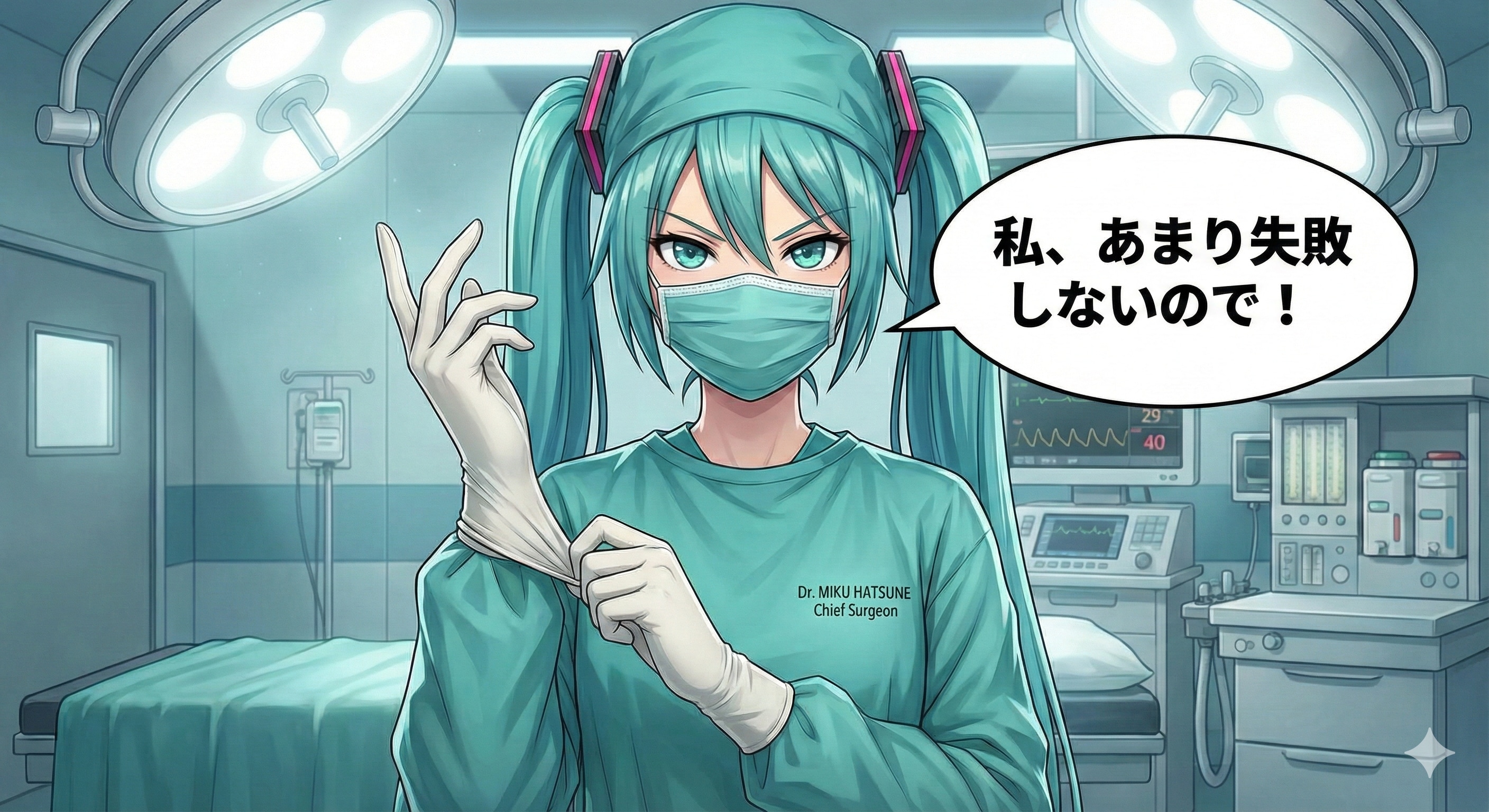 外科医ミクさん😅 | の人気AIイラスト・グラビア