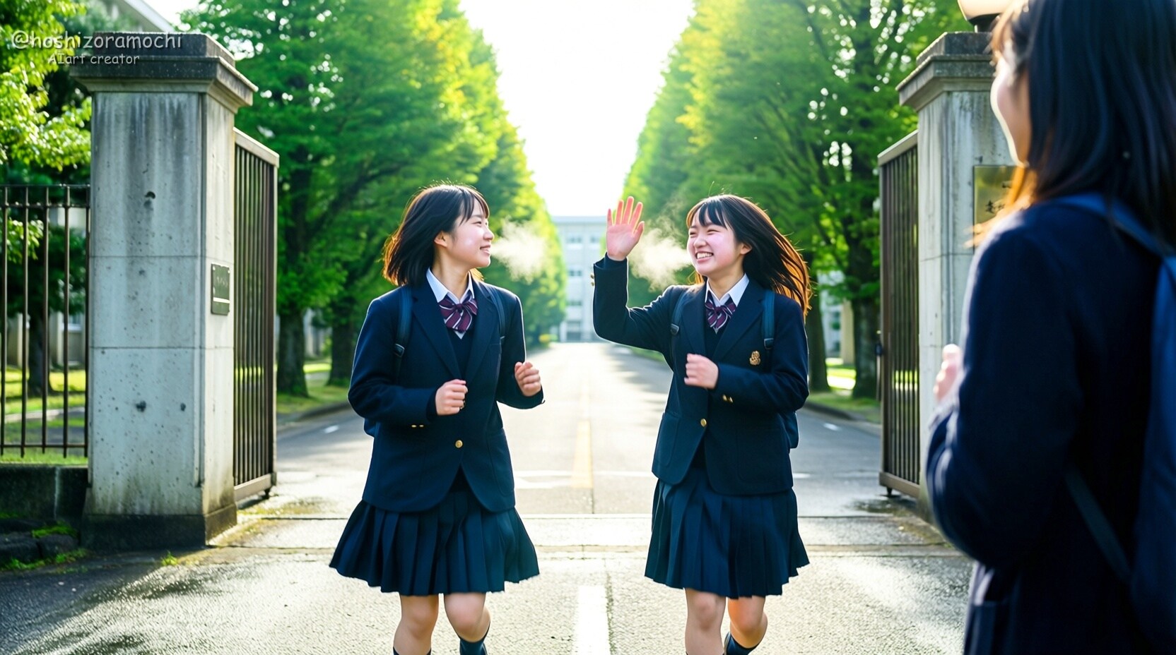 【重なる歩幅、世界が動き出す予感】