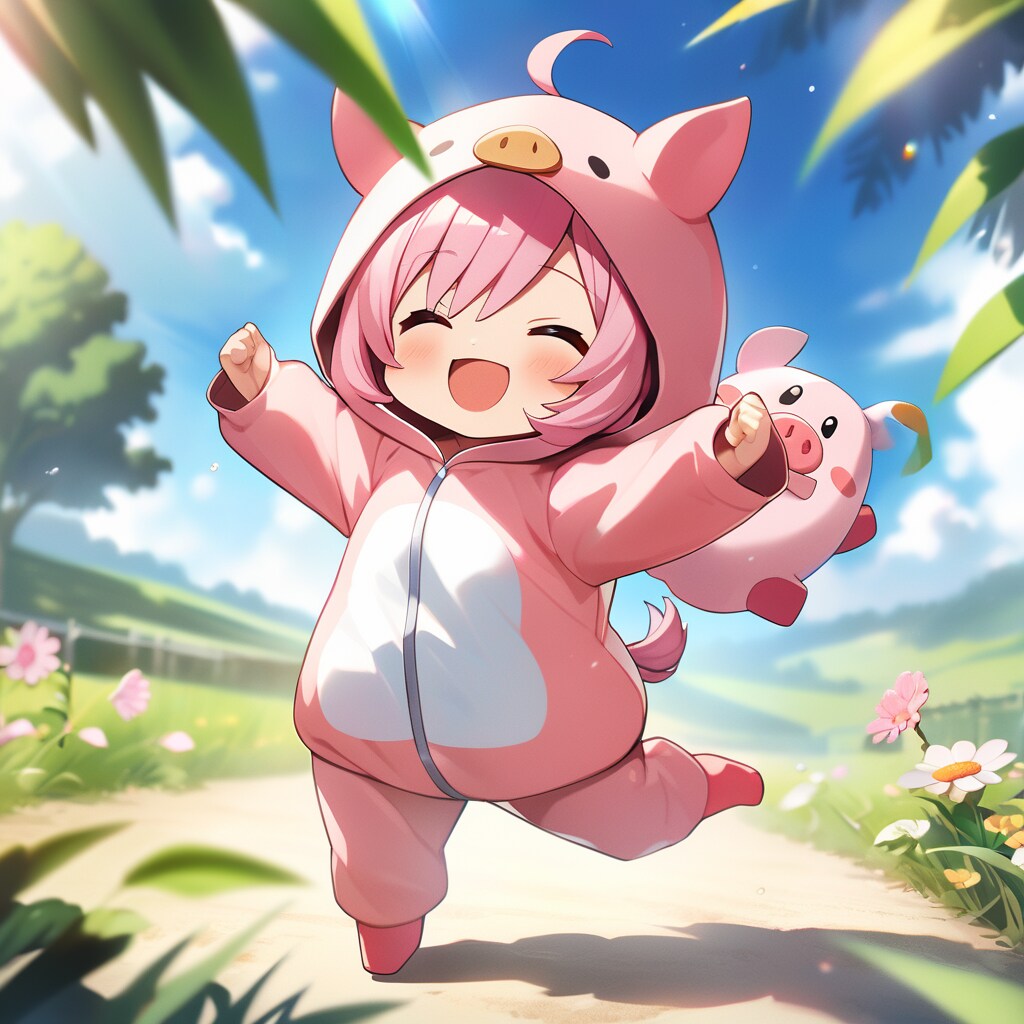 ねんどろいど風の着ぐるみ少女さん