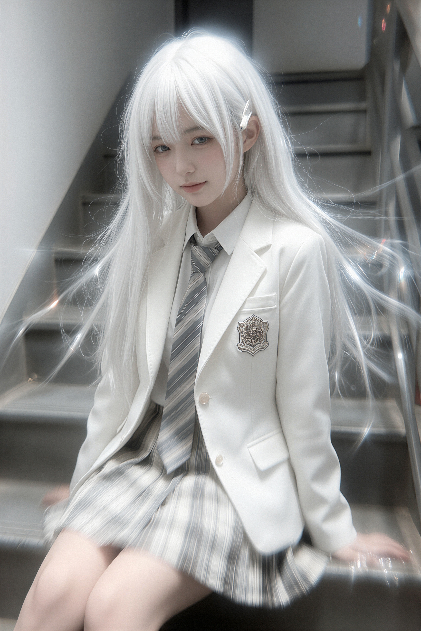 白ブレザー