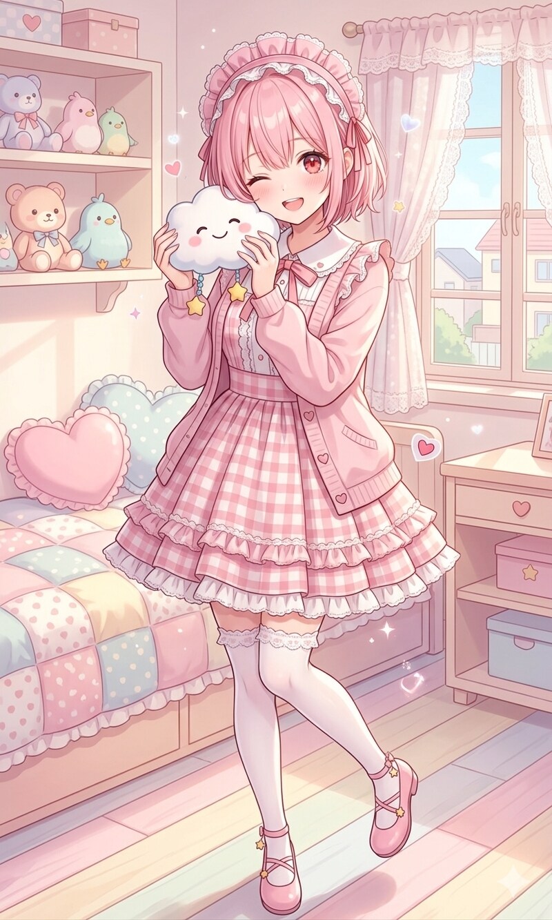 ピンクちゃん普通絵
