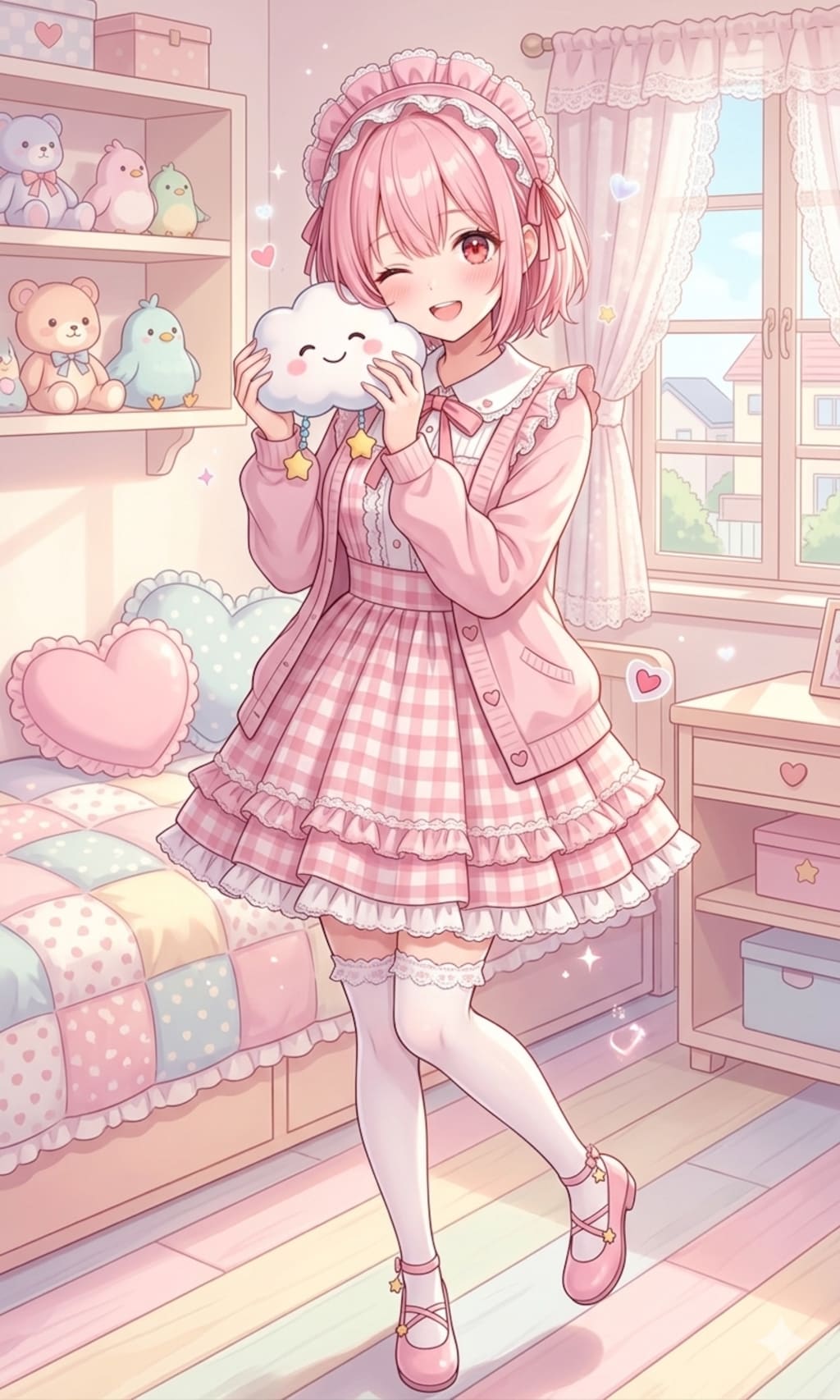 ピンクちゃん普通絵