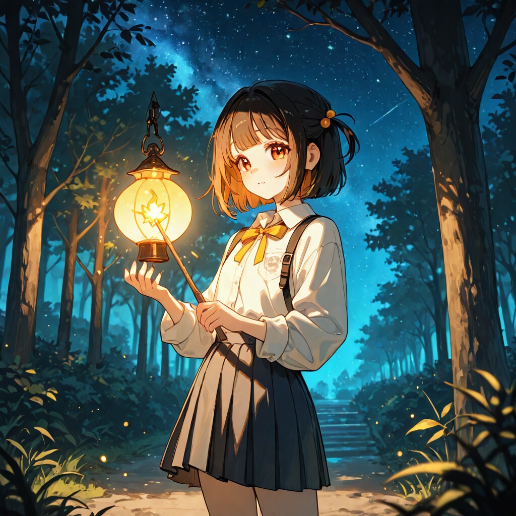 星の導き、森の探索