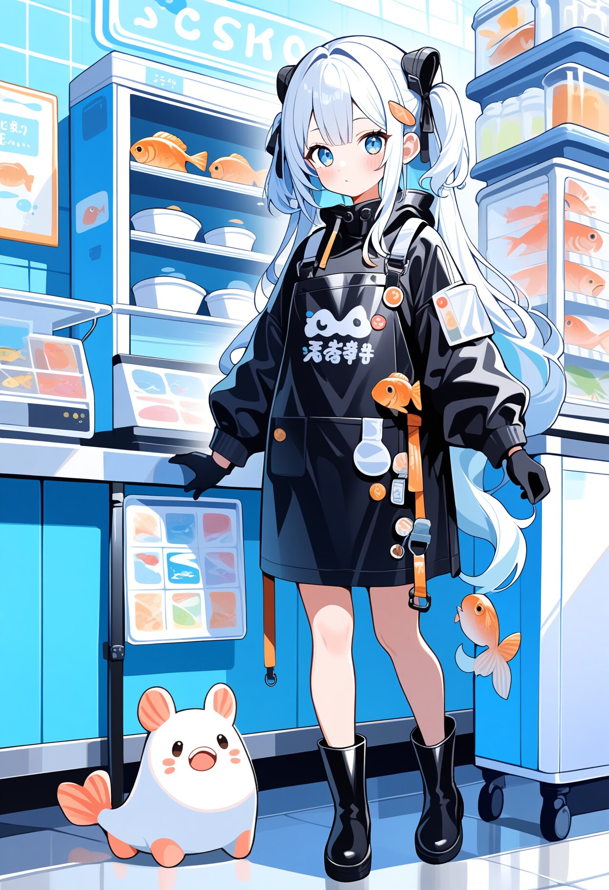 ゴムエプロンの女達
