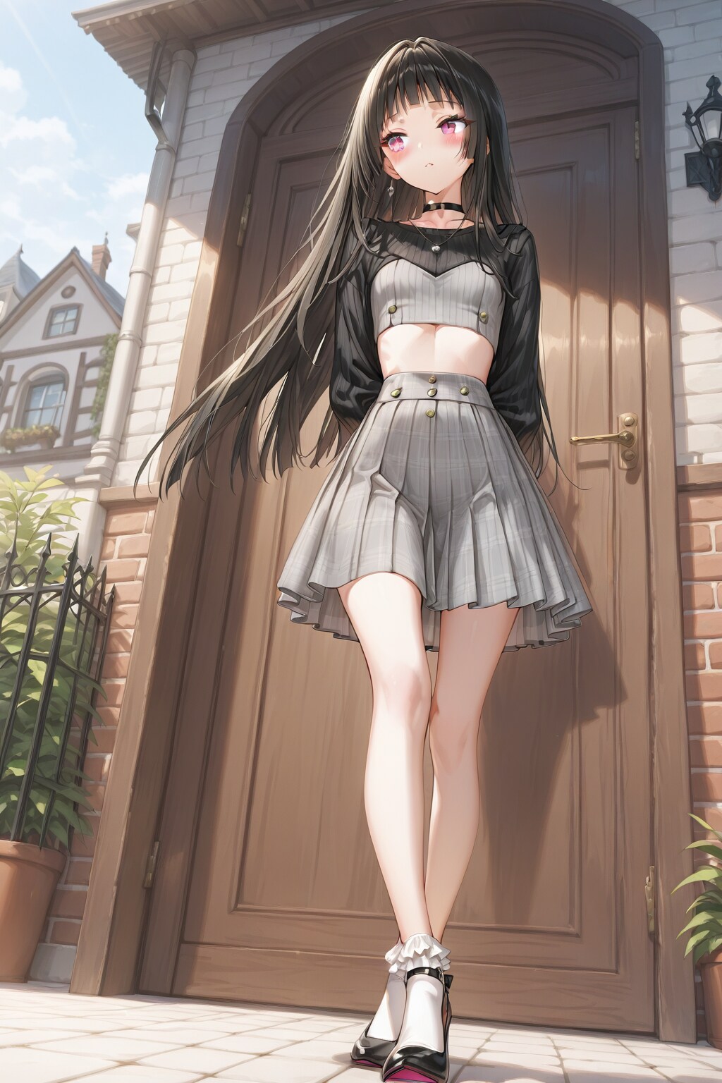 締め出しをくらってる板野ちゃん