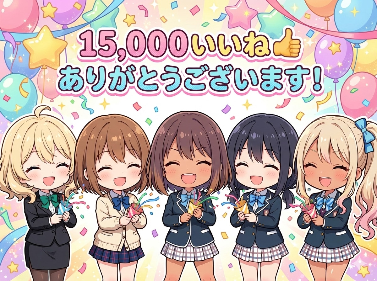 15,000いいね👍ありがとうございます！ | の人気AIイラスト・グラビア