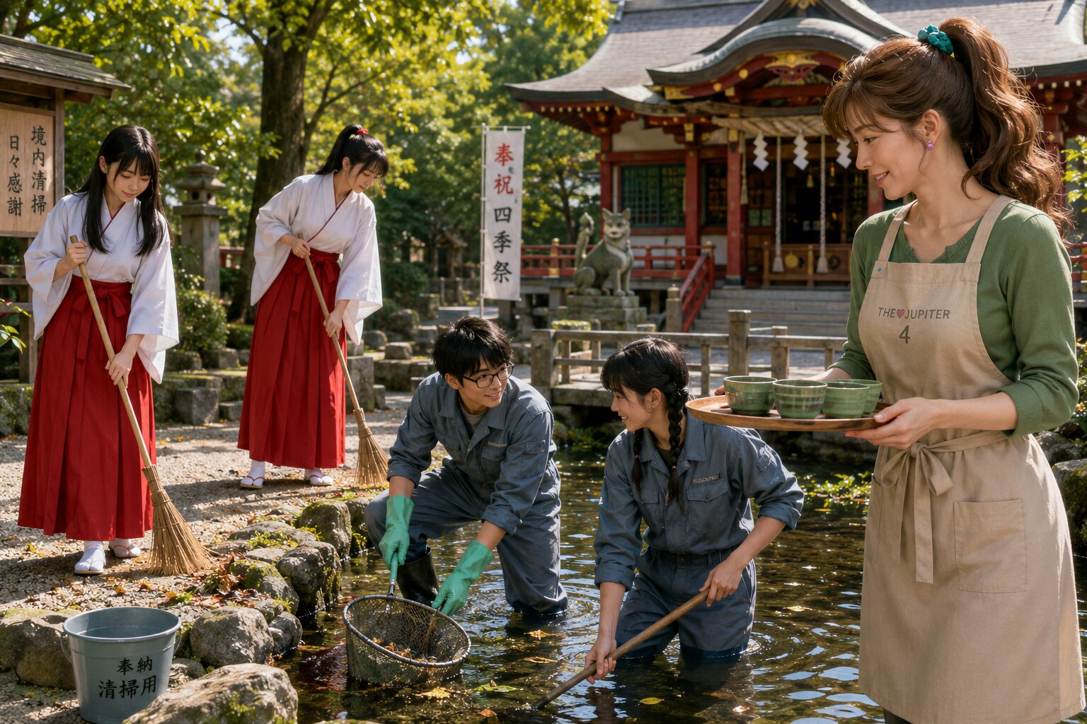 マスターズチーム火野神社水泳部！2期最終話２ | の人気AIイラスト・グラビア